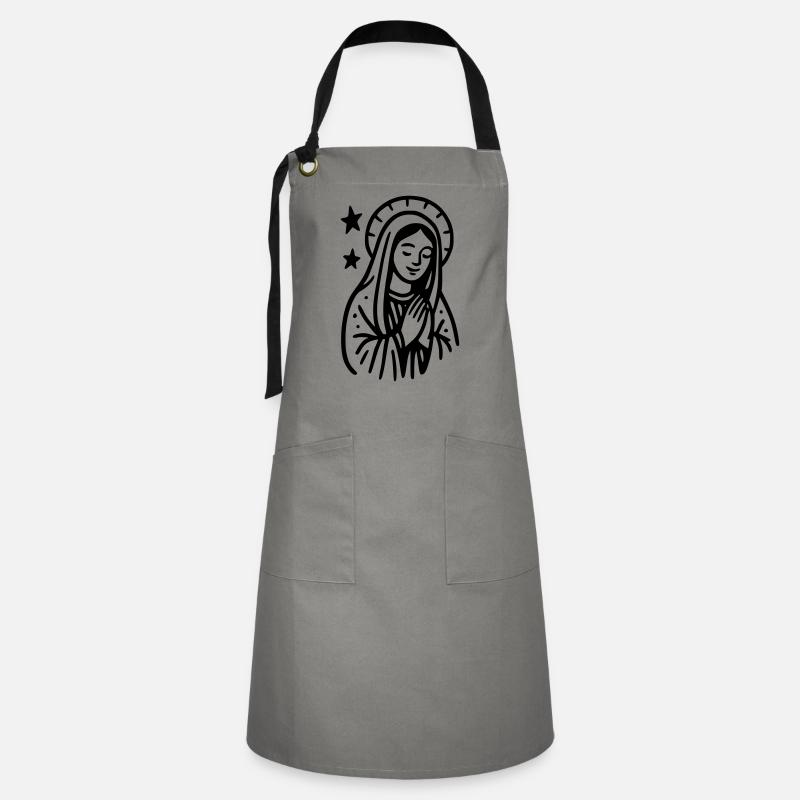 Sainte Marie - Artisan Apron - grey/black