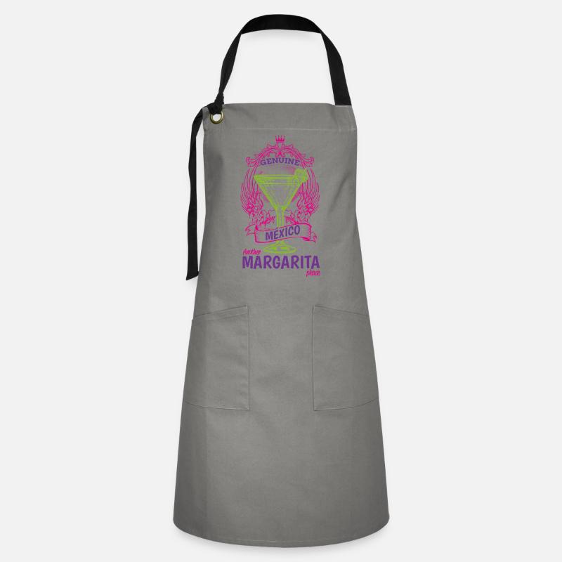 daisy - Artisan Apron - grey/black