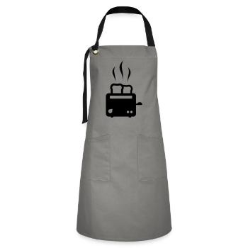 Toaster - Artisan Apron - grey/black - Front - Zoe (177cm)