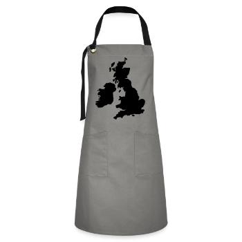 Great Britain - Artisan Apron - grey/black - Front - Zoe (177cm)