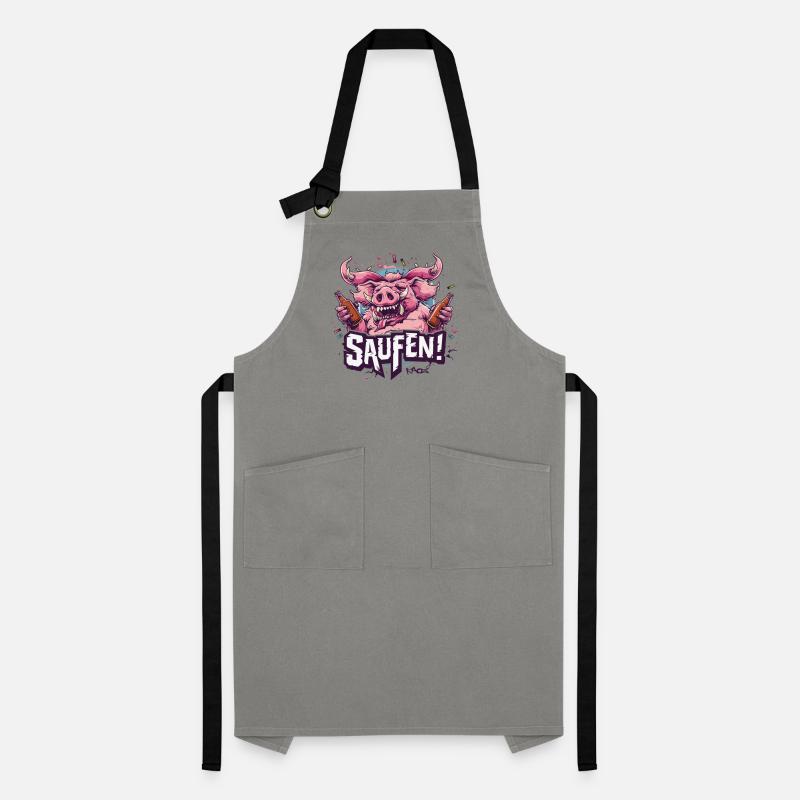 Drinking Party Pig, Weekend Drinking Artisan Apron
