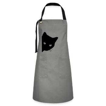 Black Cat - Black Cat - Artisan Apron - grey/black - Front - Zoe (177cm)