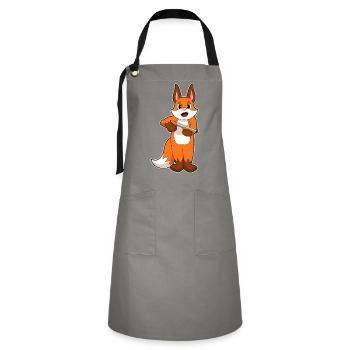 Fox Shotgun - Artisan Apron - grey/black - Front - Zoe (177cm)
