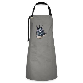 Computer - Artisan Apron - grey/black - Front - Zoe (177cm)