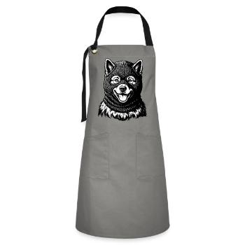 Eurasier | Bandito - Artisan Apron - grey/black - Front - Zoe (177cm)