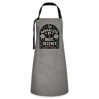 Flower Statement for Equality Fans - Artisan Apron - grey/black - Front - Zoe (177cm)