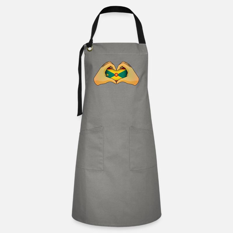 Grenada - Artisan Apron - grey/black
