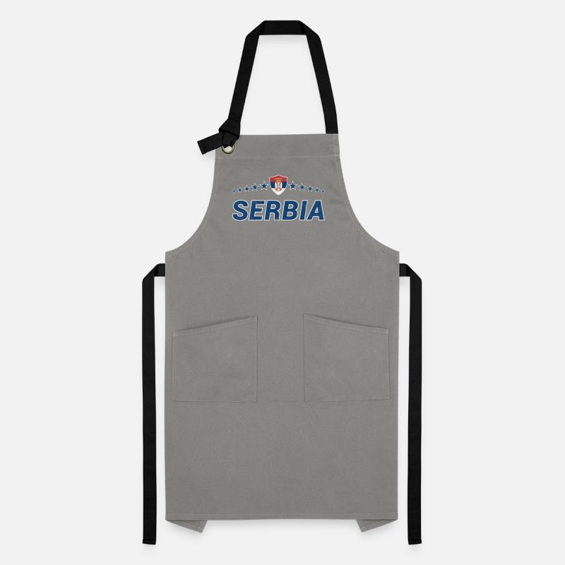 Serbie Tablier contrasté