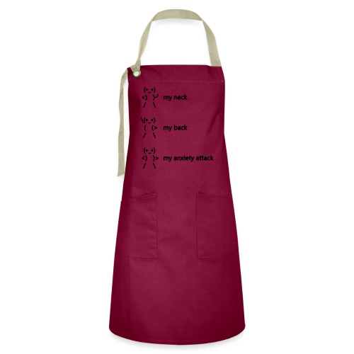 neck back anxiety attack - Artisan Apron