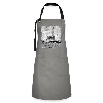Bengtskär Lighthouse - Textiles and Gift Products - Artisan Apron - grey/black - Front - Zoe (177cm)