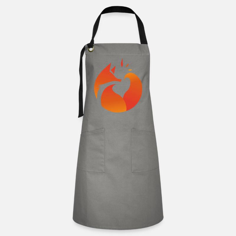 Fox Fox - Artisan Apron - grey/black