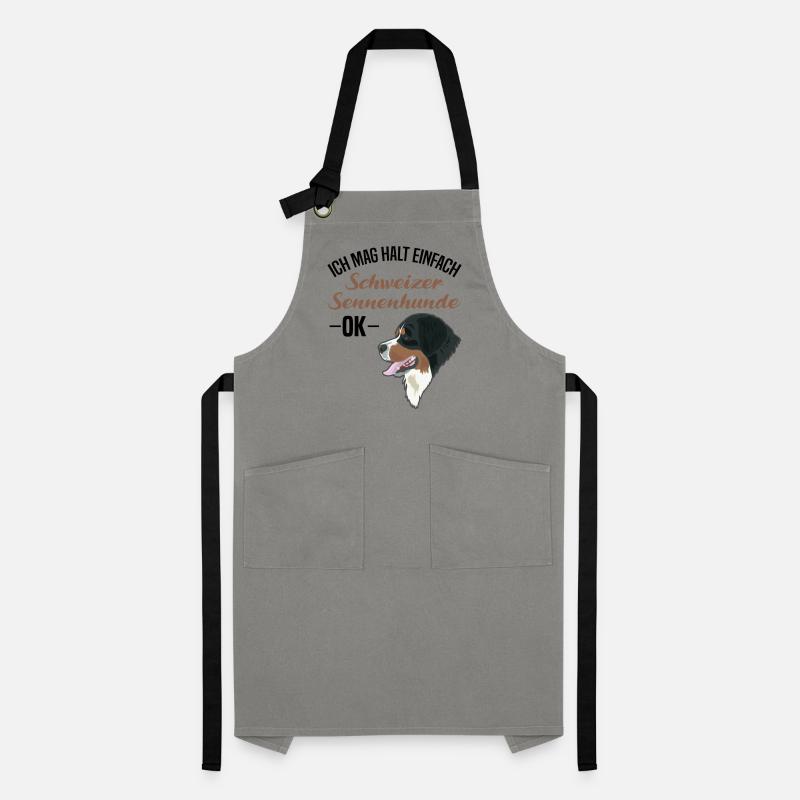 Schweizer Sennenhund Direkte Liebe Geschenk Kontrastschürze