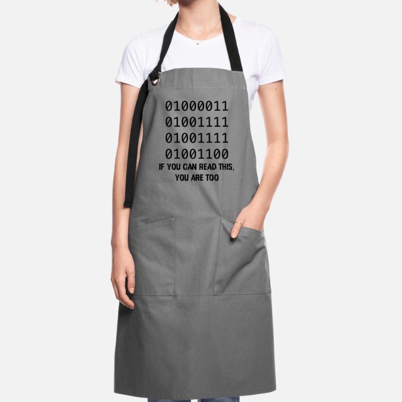 Computer Binary Code Developers Gift Artisan Apron