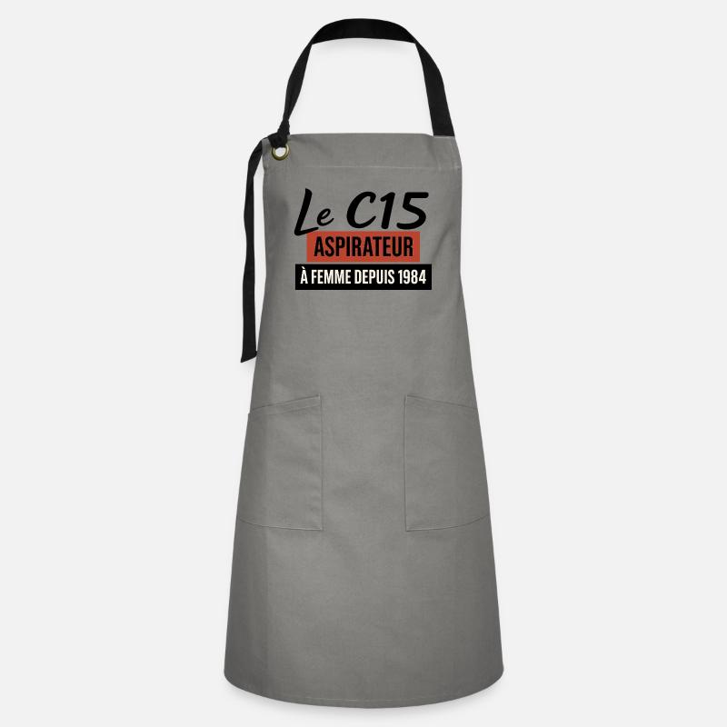 C15 - Artisan Apron - grey/black