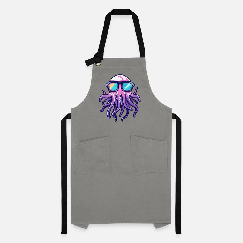 Jellyfish Comic Cool Artisan Apron