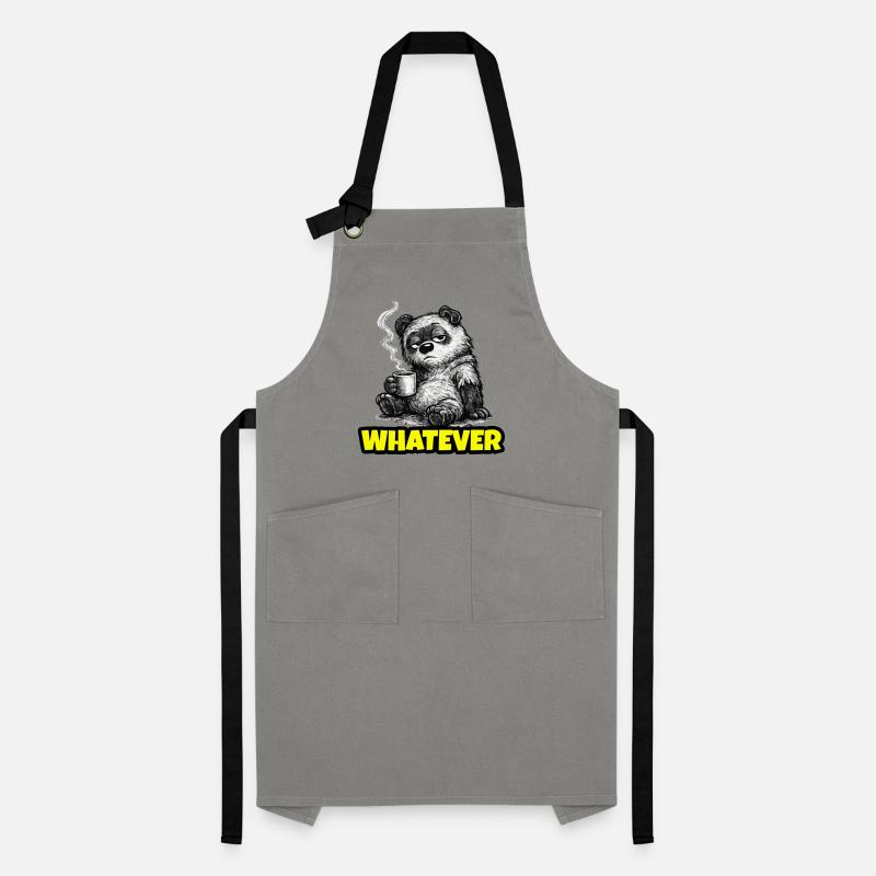 Whatever – Grumpy Bear Coffee (Sketch) Artisan Apron