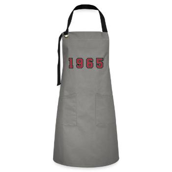 1965 year number - Artisan Apron - grey/black - Front - Zoe (177cm)