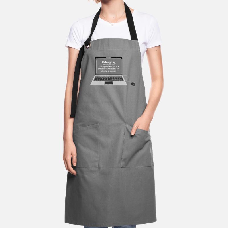 Funny Computer Debugging Programmer Design Artisan Apron