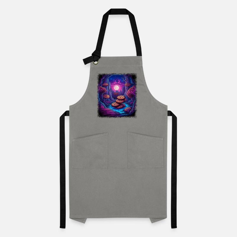 chef design tshirts pastry chef baking elf Kontrastschürze