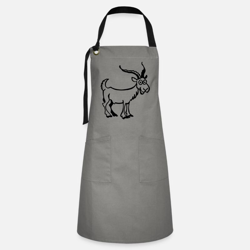 Goat - Artisan Apron - grey/black