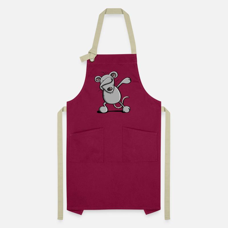 Cool Dab Dance Mouse - Dabbing Rat - Comic Artisan Apron