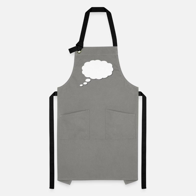 Thought Cloud, Thinkbubble. To personalize Artisan Apron