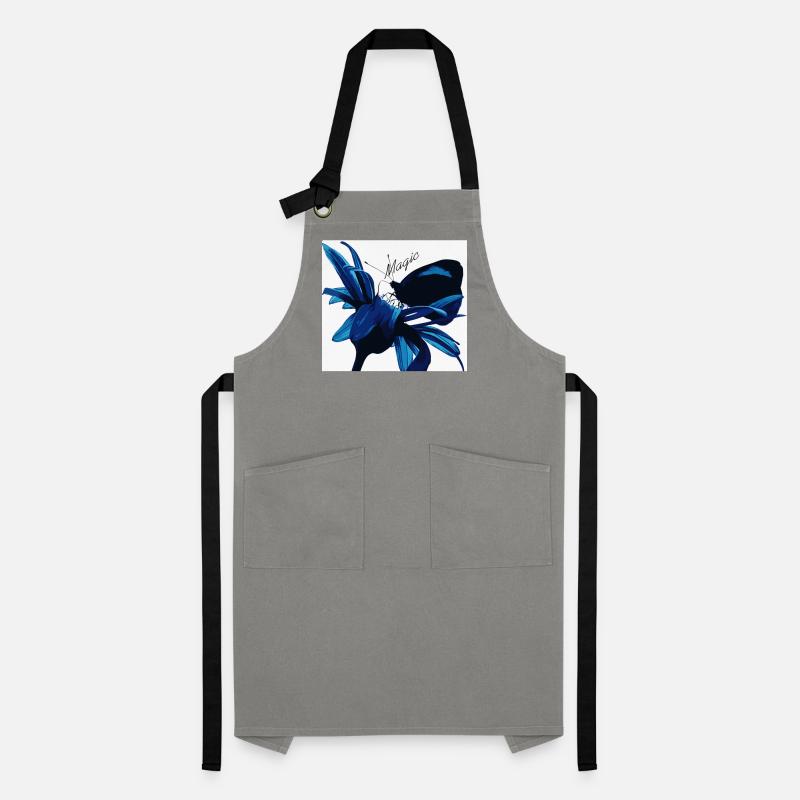 Blue Blossom Magic with Magic Artisan Apron
