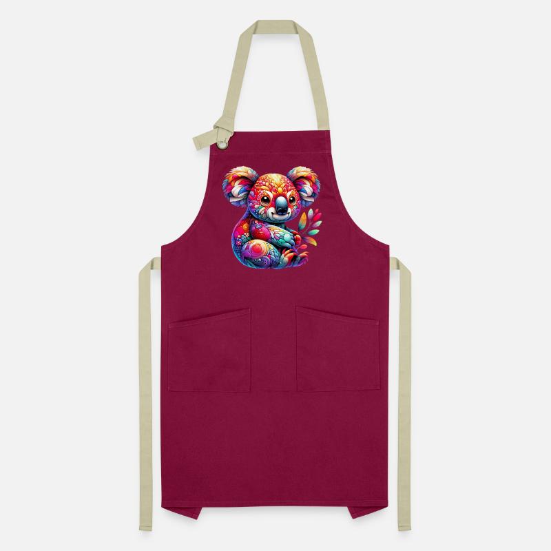 Koala Kontrastschürze