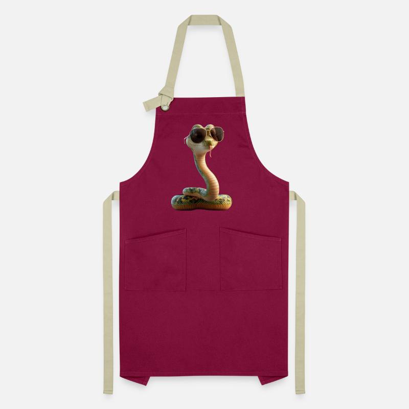 serpent, python, cobra, serpent à sonnettes, serpents Tablier contrasté