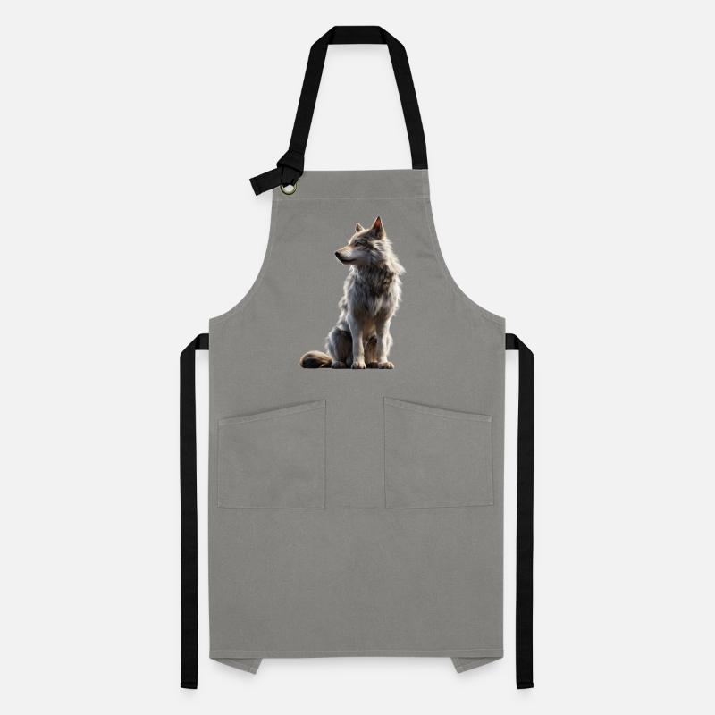 Wolf Love Wolves Wolf Pack Wolfhound Wild Wolf Artisan Apron