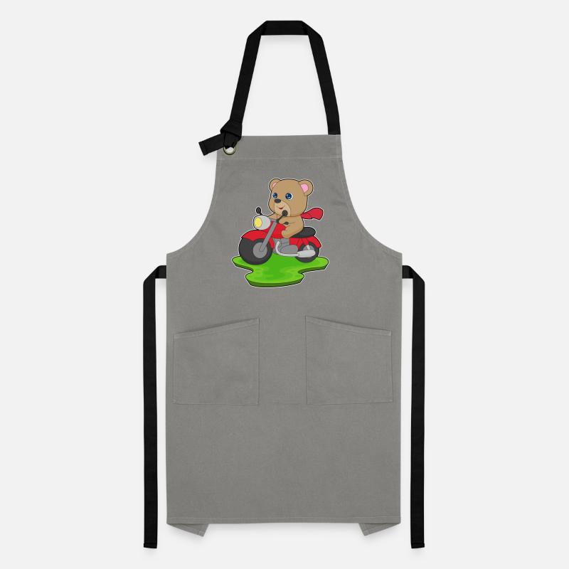 Bear Motorcycle Artisan Apron
