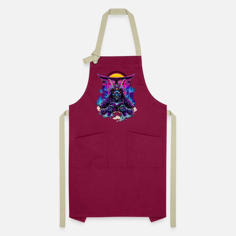 Samurai Mask gaming controller Sythwave gaming Artisan Apron