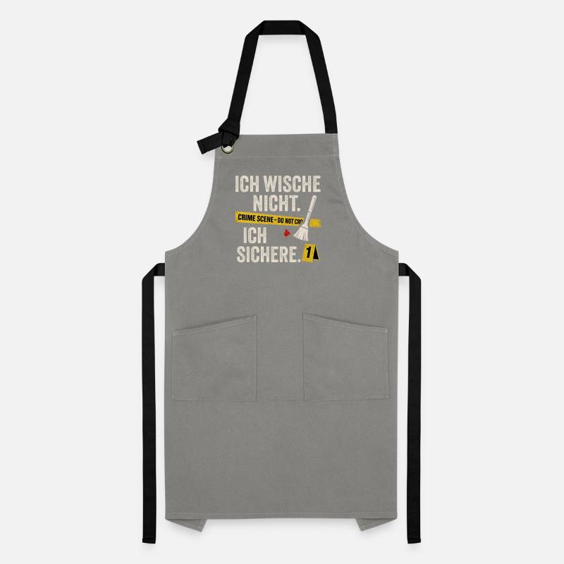 I don't wipe - I secure - forensics Artisan Apron