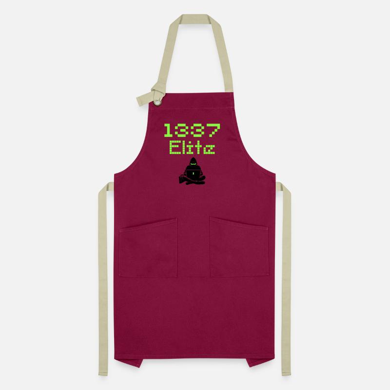 1337 Elite Hacker Squad, Leet Hacker Artisan Apron