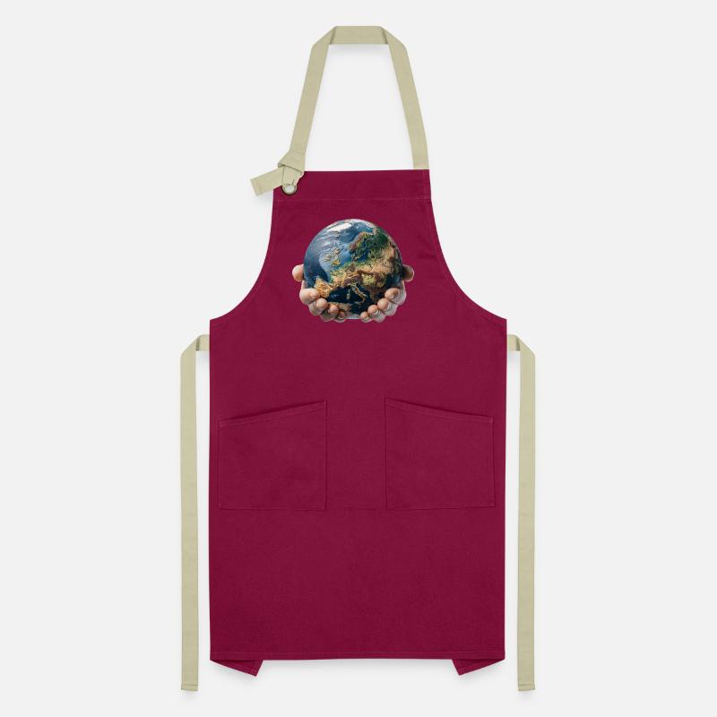 Earth in Hands: Global Responsibility Artisan Apron