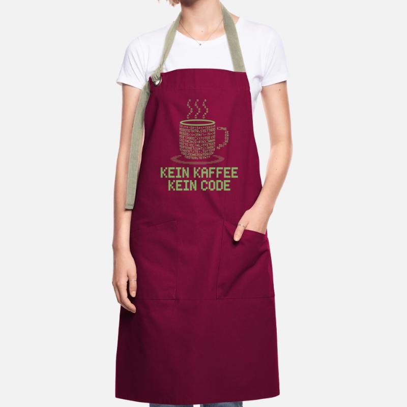 No Coffee No Code Programmer Computer Scientist Artisan Apron