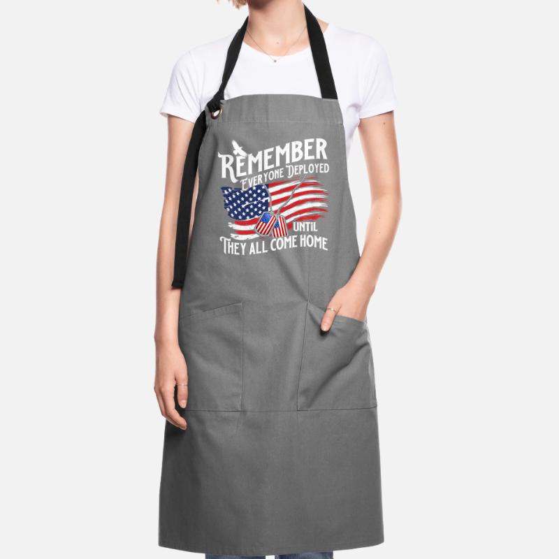 Remember Deployed Until They All Come Home Artisan Apron