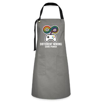 Câblage différent, même puissance Motiv de jeu - Tablier contrasté - gris/noir - Devant - Zoe (177cm)