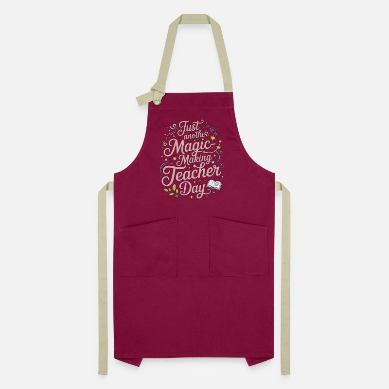 Elementary Teacher Just Another Magic Educator Artisan Apron