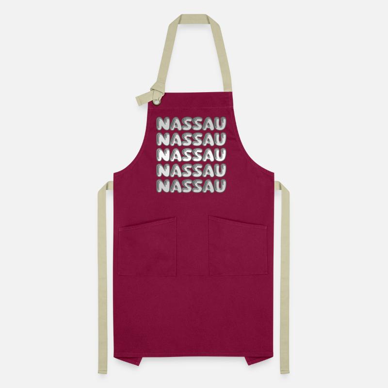 Nassau Bubble Pattern Multi-Font Artisan Apron