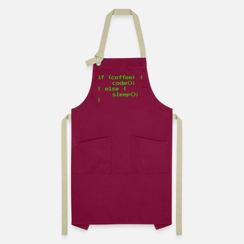 No Coffee No Code Programmer Computer Scientist Artisan Apron