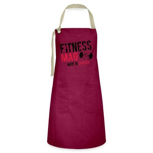 Fitness Mag made in corsica 100% Polyester - Tablier contrasté