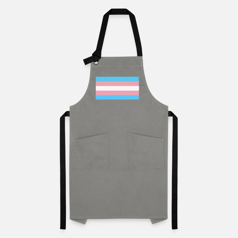 Trans drapeau Design Tablier contrasté