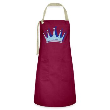 Crown Crown couronne - King - Queen - King - Artisan Apron - burgundy / desert sand - Front - Zoe (177cm)