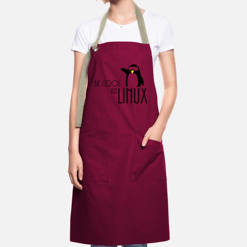 être cool utilisation linux Tablier contrasté
