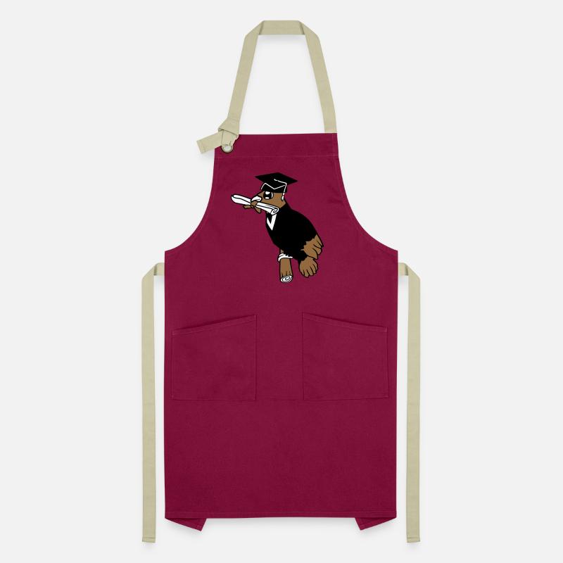 Deaf School Graduation College Certificate Certificate Certificate Artisan Apron