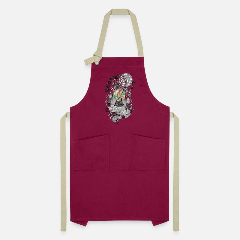 Koi Color Cycle Pattern Artisan Apron