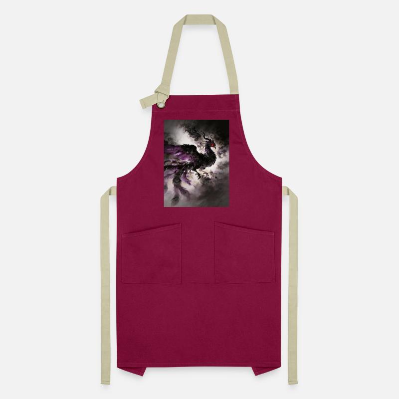Le Crépuscule du Phénix Noir : Éclipse Artisan Apron