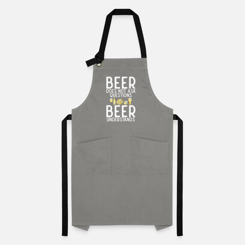 Bier-Trinker-Bier-Geschenke Kontrastschürze