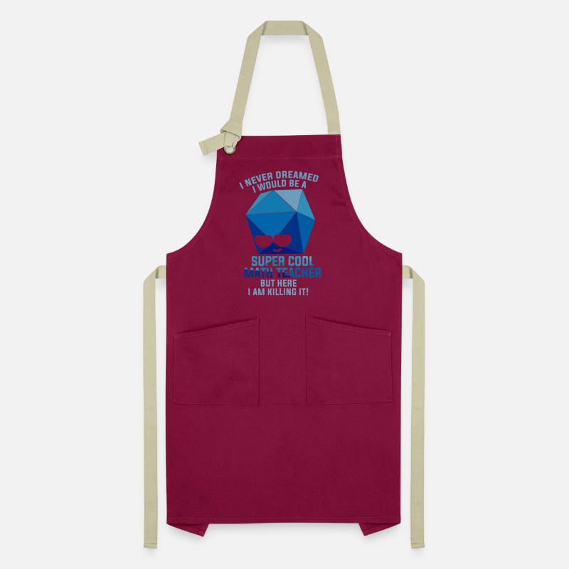 Funny Math Sayings Math Teacher Artisan Apron